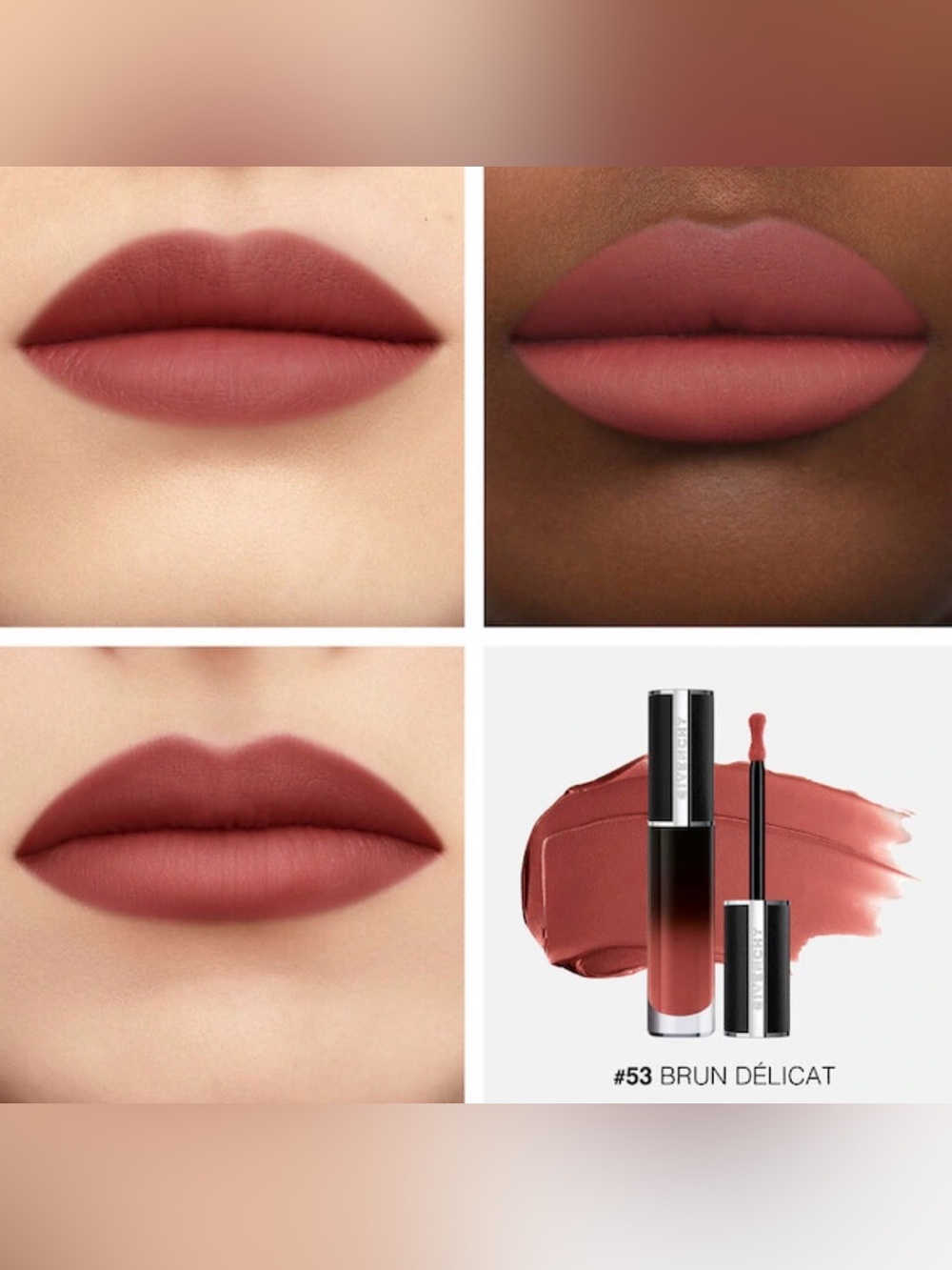 GIVENCHY LE ROUGE INTERDICT CREAM VELVET
Whipped Matte Liquid Lipstick N°53 - Picture 4 of 10